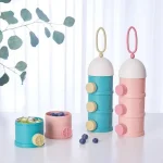 ظرف آجیل و شیر خشک کودک | چند محفظه‌ای و بهداشتی - Image 3