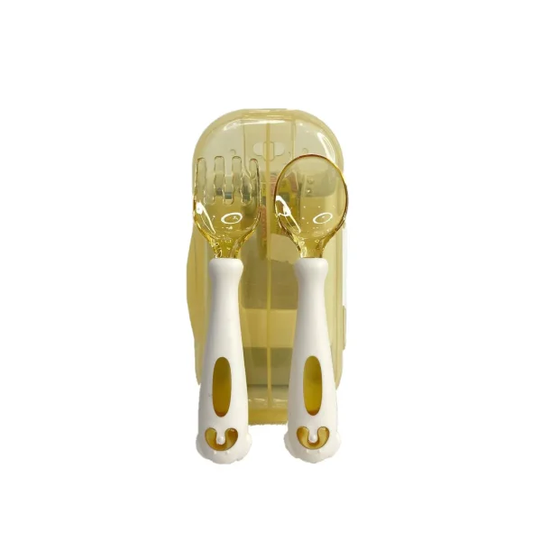 قاشق و چنگال مسافرتی نوزاد - سبک، بهداشتی و مناسب بیرون از خانه