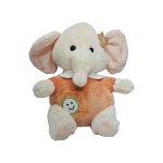 عروسک پولیشی مدل فیل یقه‌دار 