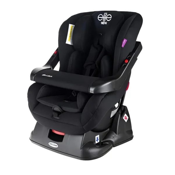 صندلی ماشین الیت پلاس دلیجان رنگی مشکی - مناسب کودکان 0 تا 4 سال