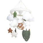 آویز تخت موزیکال مدل خرس مناسب نوزاد