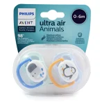 پستانک ارتودنسی مدل Ultra Air تا 6 ماه | دو عددی، ضدحساسیت، BPA-Free