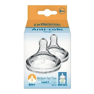 سرشیشه پهن Dr. Brown’s شماره ۳