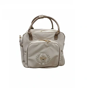 ساک لوازم نوزاد چرم ترک طرح تدی کیفی دست‌دوز و وارداتی برای مادران شیک‌پوش