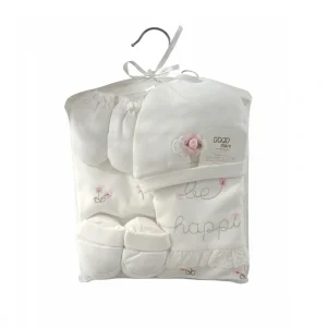 ست 7 تکه بیمارستانی نوزاد گود مارک، یک مجموعه کامل شامل سرهمی، دورپیچ و اکسسوری‌های ضروری کد 04