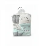 ست 7 تکه بیمارستانی نوزاد گود مارک، یک مجموعه کامل شامل سرهمی، دورپیچ و اکسسوری‌های ضروری کد 05