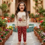 ست بلوز و شلوار دخترانه لاوی داوی کد SBD-01 یک انتخاب راحت و شیک برای استایل روزمره