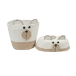 ست سطل زباله و جا دستمالی قیطونی بهترین انتخاب برای نظم و زیبایی اتاق کودک