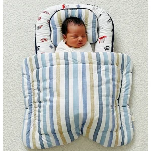 ست گارد ۳ تکه نوزاد کد 02 محافظ نرم و ایمن دور تخت کودک 