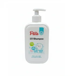 شامپو سر و بدن کودک پینو 350 گرم شوینده ۲ در ۱ با فرمولاسیون بدون اشک