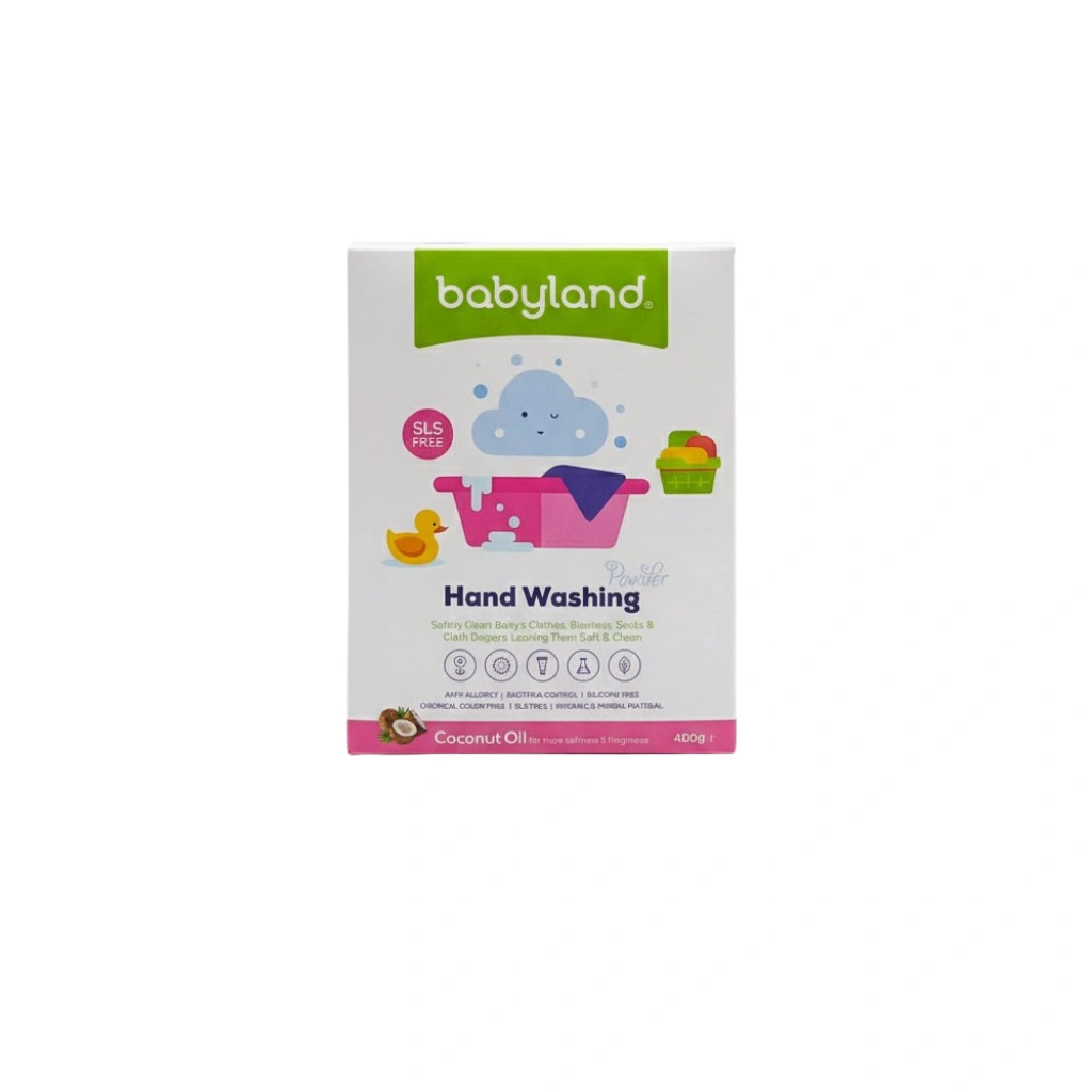 پودر صابون دستی بیبی لند حجم 400 گرم با روغن نارگیل