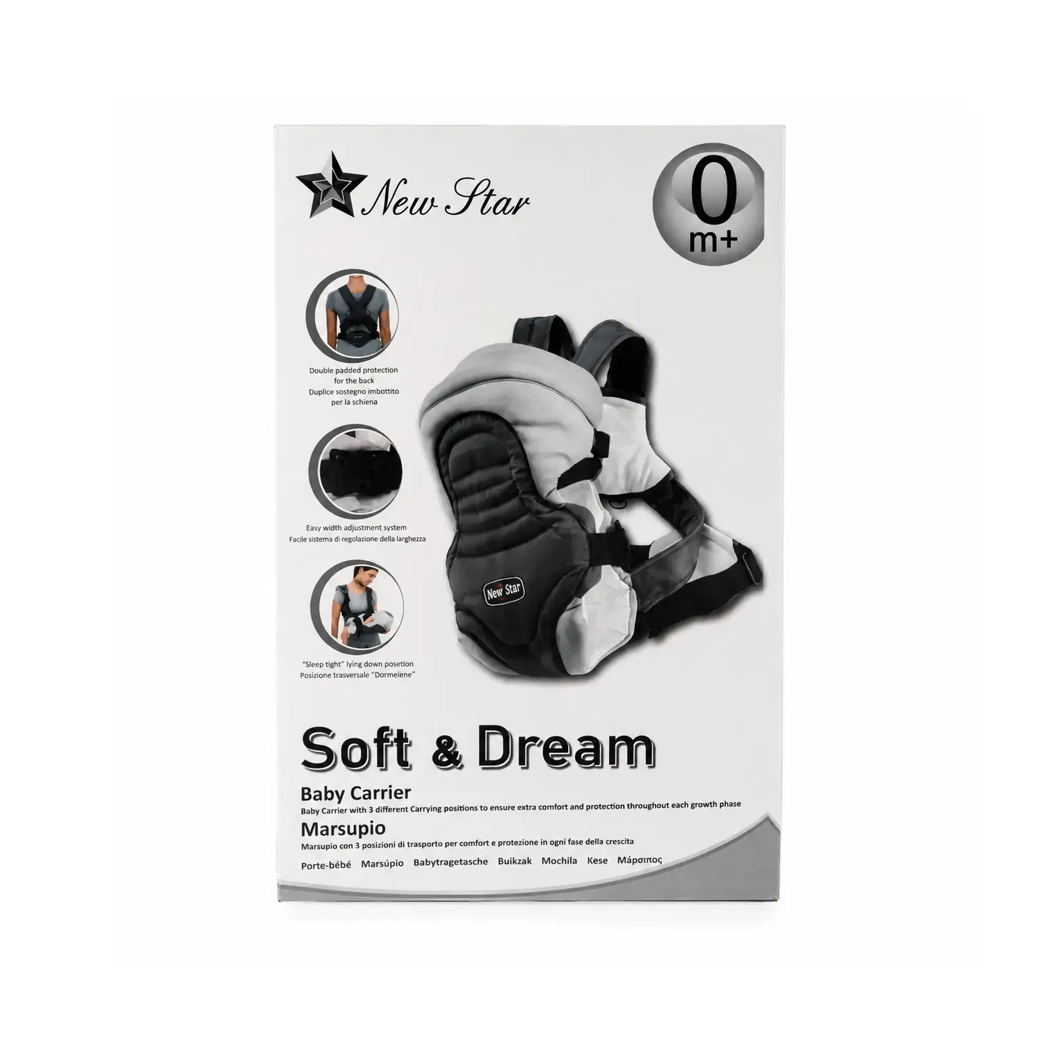 آغوشی نوزاد نیو استار مدل Soft & Dream حمل ارگونومیک با قابلیت استفاده در ۳ حالت آغوشی نوزاد نیو استار مدل Soft & Dream حمل ارگونومیک با قابلیت استفاده در ۳ حالت