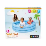 استخر بادی اینتکس (Intex) مدل Wet Set استخر دوکاره توپ و آب با دیواره‌های سه لایه مقاوم
