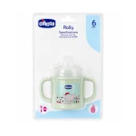 لیوان آبخوری آموزشی چیکو Chicco Rolly آموزش نوشیدن مستقل نوزاد با دسته‌های ارگونومیک و سوپاپ قطره‌ای (2)