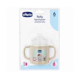 لیوان آبخوری آموزشی چیکو Chicco Rolly آموزش نوشیدن مستقل نوزاد با دسته‌های ارگونومیک و سوپاپ قطره‌ای (2)