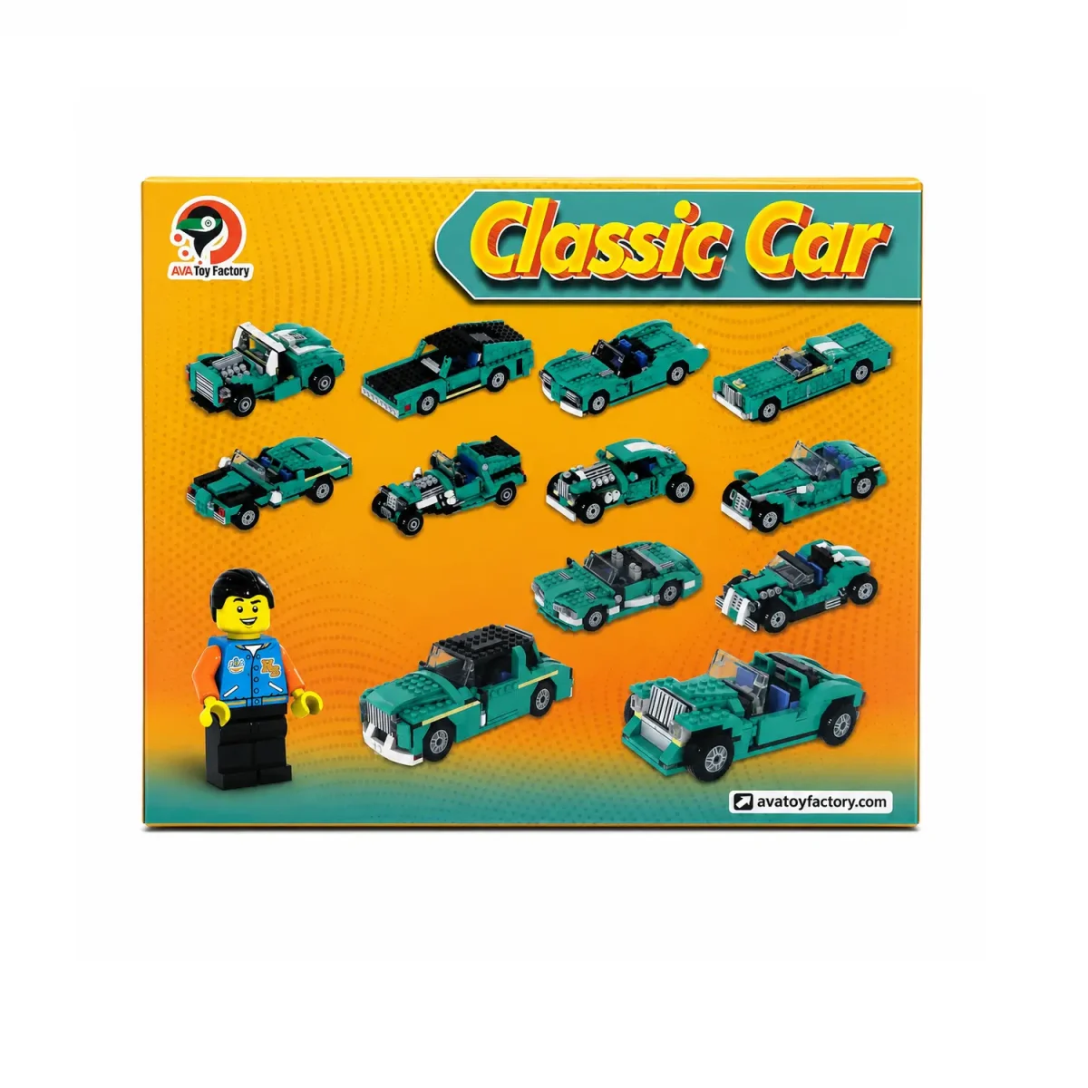 اسباب‌بازی ساختنی Classic Car کد AMT-3113 ساختنی فکری طرح ماشین کلاسیک (2)