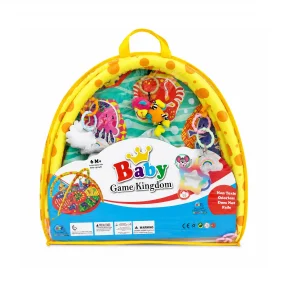 تشک بازی نوزاد Baby Game Kingdom کد 04 مدل چندکاره با کمان بازی و آینه ایمن (2)