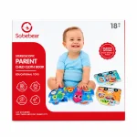 کتاب پارچه‌ای آموزشی Sobebear ابزاری برای تقویت هوش و مهارت‌های حرکتی کودک با صفحات برجسته و رنگارنگ